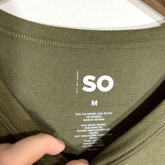 SO Green Crew Neck Tee - Picture 2 of 3